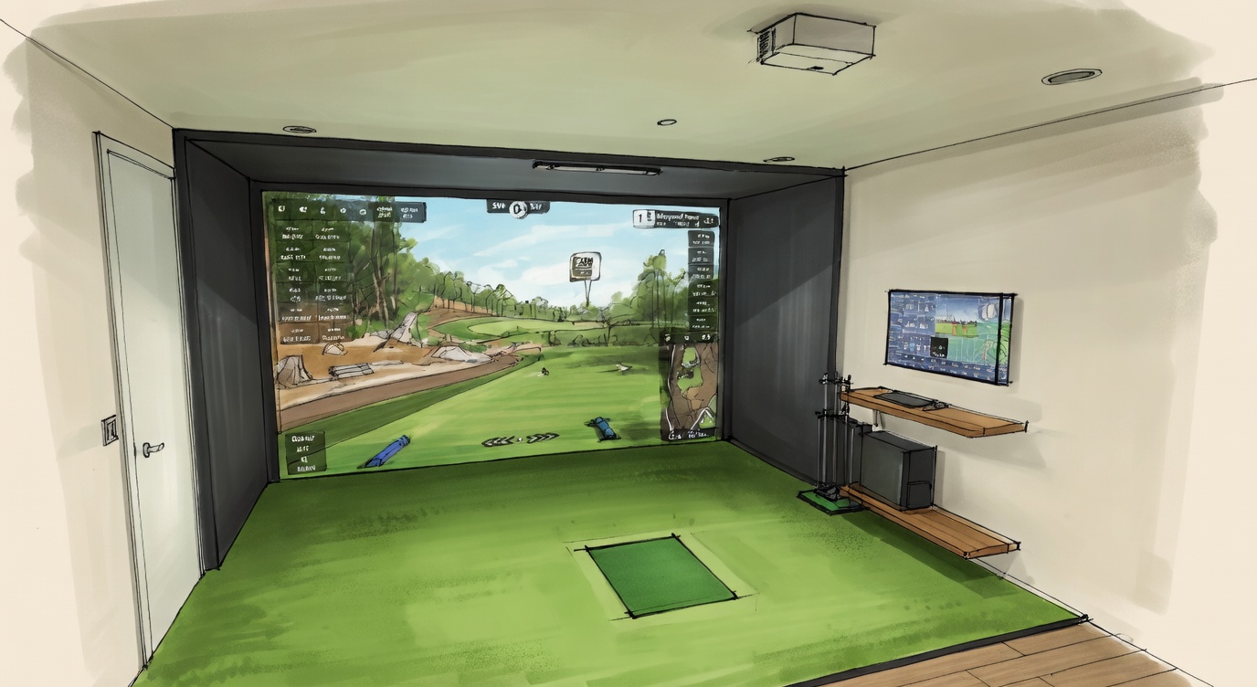 Golf simulator design process